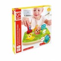 Puzzle Sonidos Granja. Hape