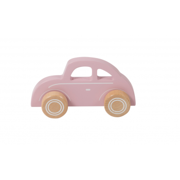 Cotxe rosa de fusta. Little...